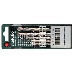 Metabo Набор НМ classic 5 сверел (4-10 мм) бетон, пласт.к 627180000 Metabo Набор НМ classic 5 сверел (4-10 мм) бетон, пласт.к 627180000 фото