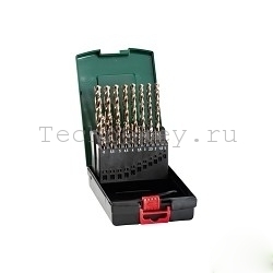 Metabo Набор HSS-G 19 сверел (1-10 мм) металл.коробка 627097000 Metabo Набор HSS-G 19 сверел (1-10 мм) металл.коробка 627097000 фото