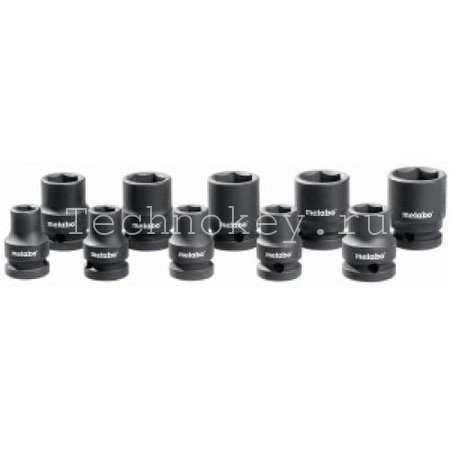 Metabo Набор уд.головок 1/2" 10 шт (10-24мм) 628831000 Metabo Набор уд.головок 1/2" 10 шт (10-24мм) 628831000 фото