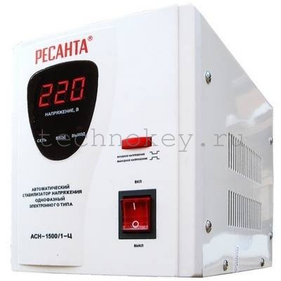 Стабилизатор АСН- 1 500/1-Ц Ресанта Стабилизатор АСН- 1 500/1-Ц Ресанта фото