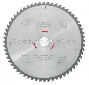 Metabo Пильный диск 315x2,4х30мм,96FZ/TZ,5neg 628226000 Metabo Пильный диск 315x2,4х30мм,96FZ/TZ,5neg 628226000 фото