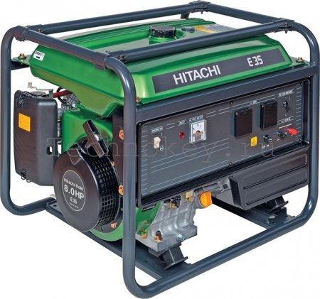 Генератор бензиновый Hitachi E35 Генератор бензиновый Hitachi E35 фото