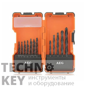 Набор сверл по металлу HSS-R (19 шт; 2-10 мм) AEG 4932352241 Набор сверл по металлу HSS-R (19 шт; 2-10 мм) AEG 4932352241 фото