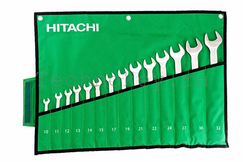 Набор комбинированных гаечных ключей в скрутке Hitachi 14 предметов HTC-774018 Набор комбинированных гаечных ключей в скрутке Hitachi 14 предметов HTC-774018 фото