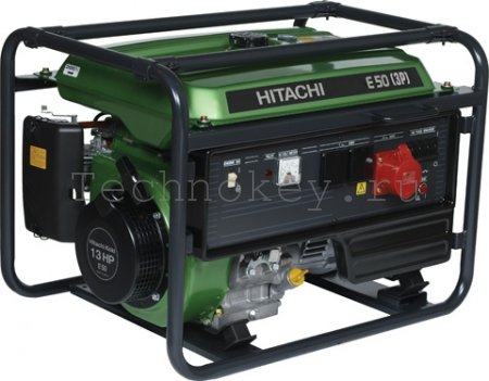 Генератор бензиновый Hitachi E50-3P Генератор бензиновый Hitachi E50-3P фото