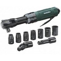 Metabo DRS 68 Set 1/2" Пневмогайковерт угл.+7 головок,кей 604119500 фото