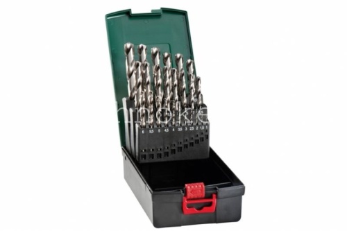 Metabo Набор HSS-R 25 сверел (1-13 мм) металл.коробка 627159000 Metabo Набор HSS-R 25 сверел (1-13 мм) металл.коробка 627159000 фото