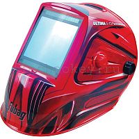 Fubag Маска сварщика "Хамелеон" ULTIMA 5-13 Panoramic Red (зона обзора 100 мм х 93 мм) фото