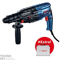 Перфоратор Bosch GBH 240 F в кейсе + 11 буров SDS-Plus фото
