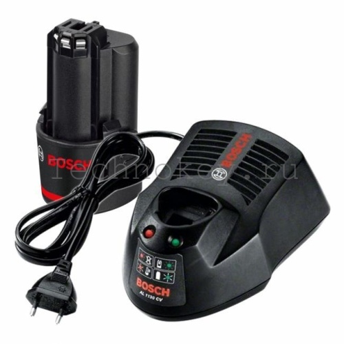 Аккумулятор + ЗУ Bosch Li-Ion1 x 10,8 В; 2,0Ah + 1 x AL1130 1600Z00041 Аккумулятор + ЗУ Bosch Li-Ion1 x 10,8 В; 2,0Ah + 1 x AL1130 1600Z00041 фото