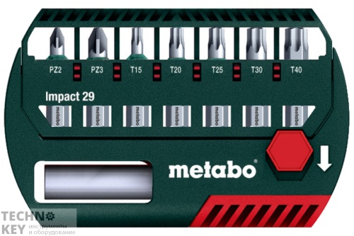 Metabo Набор ударных бит Impact 8 шт. дл.29 мм 628849000 Metabo Набор ударных бит Impact 8 шт. дл.29 мм 628849000 фото
