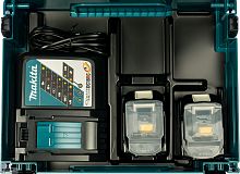 Аккумулятор 18В, 6 А*ч, Li-ion + зу DC18RC в кейсе MakPac Makita 198118-0 фото