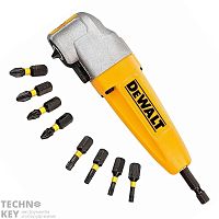Угловая насадка ударная Dewalt IMPACT (+ биты 9 шт.)   фото