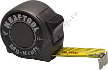 Рулетка измерительная, KRAFTOOL, PRO, 34129-05-25 фото