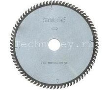Metabo Пильный диск 254x2,4х30мм,HM,80FZ/TZ,5neg  д.тор.п 628223000 фото