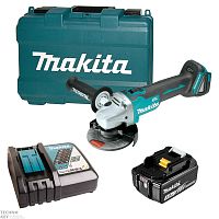 Аккумуляторная угловая шлифовальная машина Makita DGA504RF фото