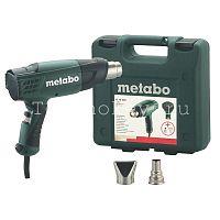 Metabo H 16-500 Фен 1600 вт, в кейсе,2 насадки 601650500 фото