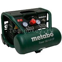 Metabo Power 180-5 W OF Компрессор безмасл.1.1кВт,5л,90/м 601531000 фото
