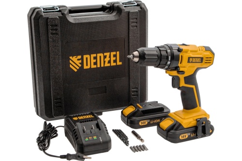 Аккумуляторная дрель-шуруповерт DENZEL CDL-IB-14-02 26112 Аккумуляторная дрель-шуруповерт DENZEL CDL-IB-14-02 26112 фото