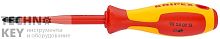 Тонкая отвертка для винтов с крестообразным шлицем Phillips PH2 KNIPEX 98 24 02 SL KN-982402SL фото