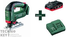 Лобзик аккумуляторный Metabo STAB 18LTX100 1х4 Ач Li+ЗУ ASC30-36 T0335 фото