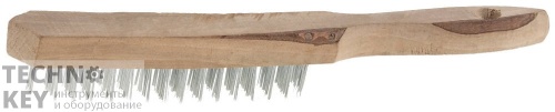 Щетка проволочная стальная / steel wire brush, ТЕВТОН, 3503-5 Щетка проволочная стальная / steel wire brush, ТЕВТОН, 3503-5 фото