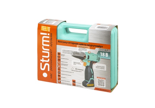 Шуруповерт Sturm CD3318LP 18В, Li-Ion, 2 скор., 2акк., 2Ач Шуруповерт Sturm CD3318LP 18В, Li-Ion, 2 скор., 2акк., 2Ач фото