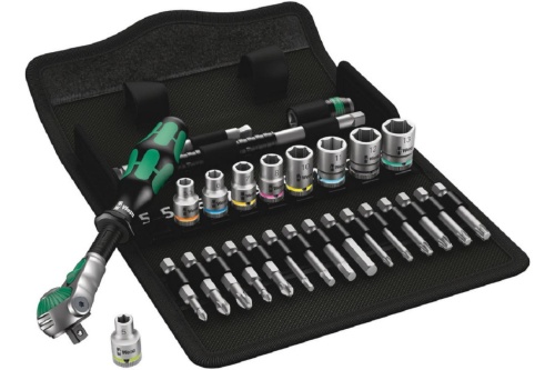 Набор WERA 8100 SA 6, Zyklop Speed с трещоткой, привод 1/4", метрический 004016 Набор WERA 8100 SA 6, Zyklop Speed с трещоткой, привод 1/4", метрический 004016 фото