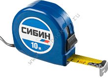 Рулетка измерительная, СИБИН, 34020-10-25 фото
