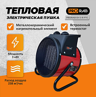 Тепловентилятор PRORAB EH 3 R PTC фото