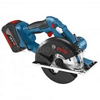 Пила дисковая аккумуляторная по металлу Bosch GKM 18 V-LI 06016A4000 фото