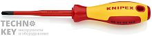 Тонкая отвертка для винтов с шлицем PlusMinus PH KNIPEX 98 24 02 SLS KN-982402SLS фото