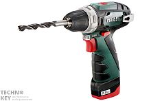 Аккумуляторный винтоверт Metabo PowerMaxx BS.2х2.0Ач в сумке 600079550 фото