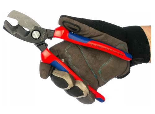 Ножницы для резки кабелей с двойными режущими кромками KNIPEX 95 12 200 KN-9512200 фото 2 Ножницы для резки кабелей с двойными режущими кромками KNIPEX 95 12 200 KN-9512200 фото фото 2