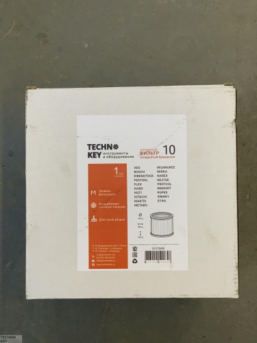 Фильтр складчатый бумажный премиум Technokey 10 (ASA25,30L,VC2512L,SE62) Фильтр складчатый бумажный премиум Technokey 10 (ASA25,30L,VC2512L,SE62) фото
