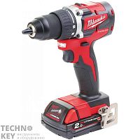 Аккумуляторная дрель-шуруповерт Milwaukee M18 CBLDD-202C фото