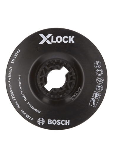 Опорная тарелка Bosch X-LOCK 125 мм мягк Опорная тарелка Bosch X-LOCK 125 мм мягк фото