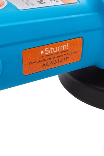 AG95141P УШМ профи Sturm, 125 мм, 1100 Вт, рег. об: 4400-5200 об/мин, конст.эл-ка, удлин. рук. фото 7 AG95141P УШМ профи Sturm, 125 мм, 1100 Вт, рег. об: 4400-5200 об/мин, конст.эл-ка, удлин. рук. фото фото 7