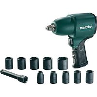Metabo DSSW 360 Set 1/2" Пневмогайковерт+10 головок,кейс 604118500 фото