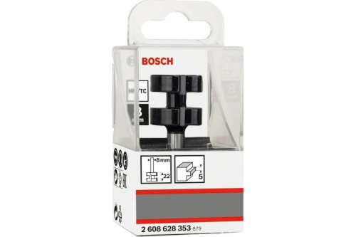 Фреза профильная 25x58 мм, хв-к 8 мм Bosch 2608628353 фото фото 3