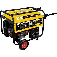 Генератор бензиновый GE 4500Е, 4,5 кВт, 220В/50Гц, 25 л, электростартер DENZEL фото