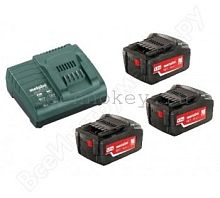 Metabo Basic-Set 4.0 (3 акк 4.0Ач 18В+ЗУ ASC 30-36) 685049000 фото