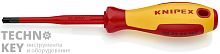 Тонкая отвертка для винтов с шлицем PlusMinus PZ KNIPEX 98 25 02 SLS KN-982502SLS фото