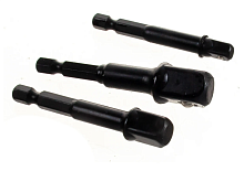 Набор адаптеров для торцевых головок KRAFTOOL Expert 65 мм, 3 предмета, 1/4", 1/2", 3/8" 26775-H3 фото