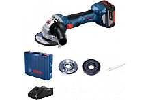Аккумуляторная угловая шлифмашина Bosch GWS 180-LI + батарея + ЗУ 06019H90R1 фото