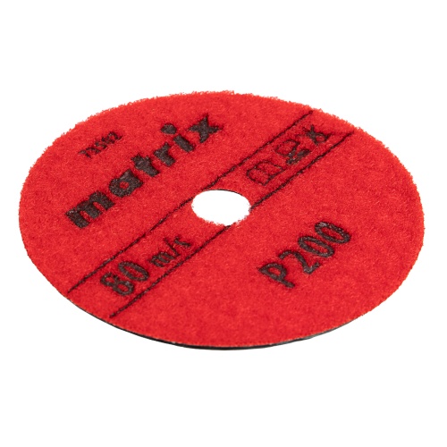 Круг шлифовальный Matrix алмазный, гибкий, 100мм Р200 (5шт.) сухое шлифование фото 6 Круг шлифовальный Matrix алмазный, гибкий, 100мм Р200 (5шт.) сухое шлифование фото фото 6