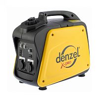 Генератор инверторный GT-2100i, X-Pro 2,1 кВт, 220В, бак 4,1 л, ручной старт DENZEL фото