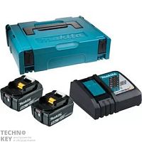 Аккумулятор 18 В, 5 А*ч, Li-ion + зу DC18RC в кейсе MakPac Makita 198311-6 фото
