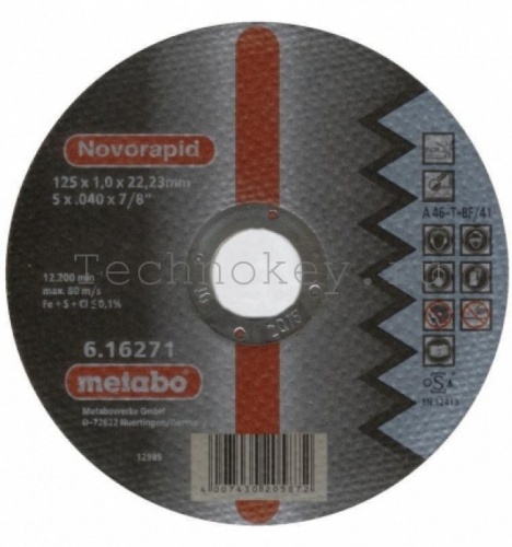 Metabo Круг отр нерж SP-Novorapid 150x1,0x22,23 мм 617127000 Metabo Круг отр нерж SP-Novorapid 150x1,0x22,23 мм 617127000 фото