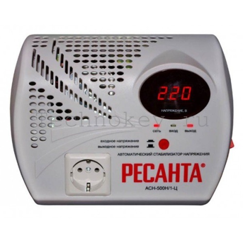 Стабилизатор АСН- 500 Н/1-Ц Ресанта Стабилизатор АСН- 500 Н/1-Ц Ресанта фото